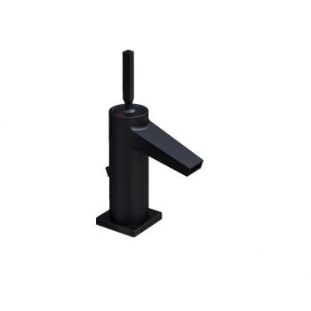 Riva X single-lever joystick basin mixer, matte black