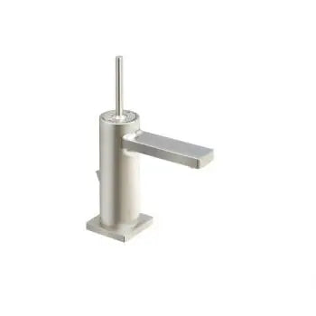 Lana X single-lever joystick basin mixer, brushed nickel