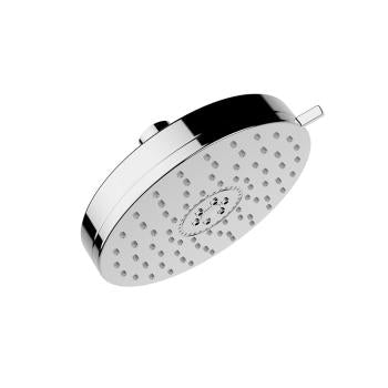 shower head, 5 1/2”, 2-spray, chrome
