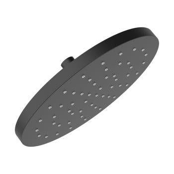 shower head, 10”, matte black