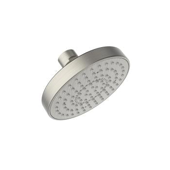 shower head, 4", 1-spray, brushed nickel