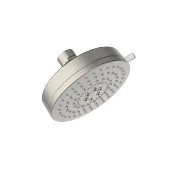 shower head, 4”, 2-spray, brushed nickel