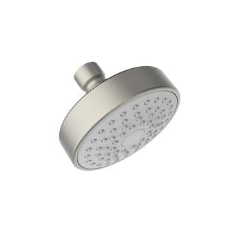 shower head, 3 3/4”, 1-spray, brushed nickel