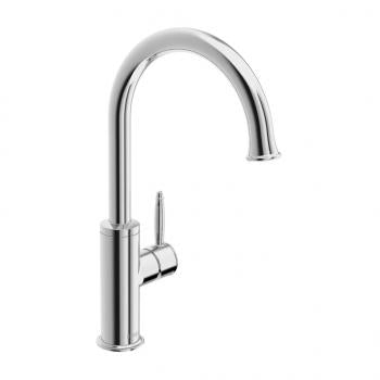 Classic XL single-lever kitchen faucet with swivel spout, chrome