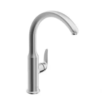Style XL single-lever kitchen faucet with swivel spout, stainless steel