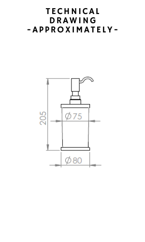 Vista D'oro Bloss Soap Dispenser - Hentell