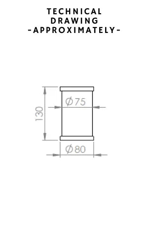 Vista D'oro Bloss Toothbrush Holder - Hentell