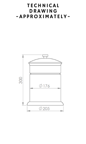 Vista D'oro Grub Waste Bin - Hentell