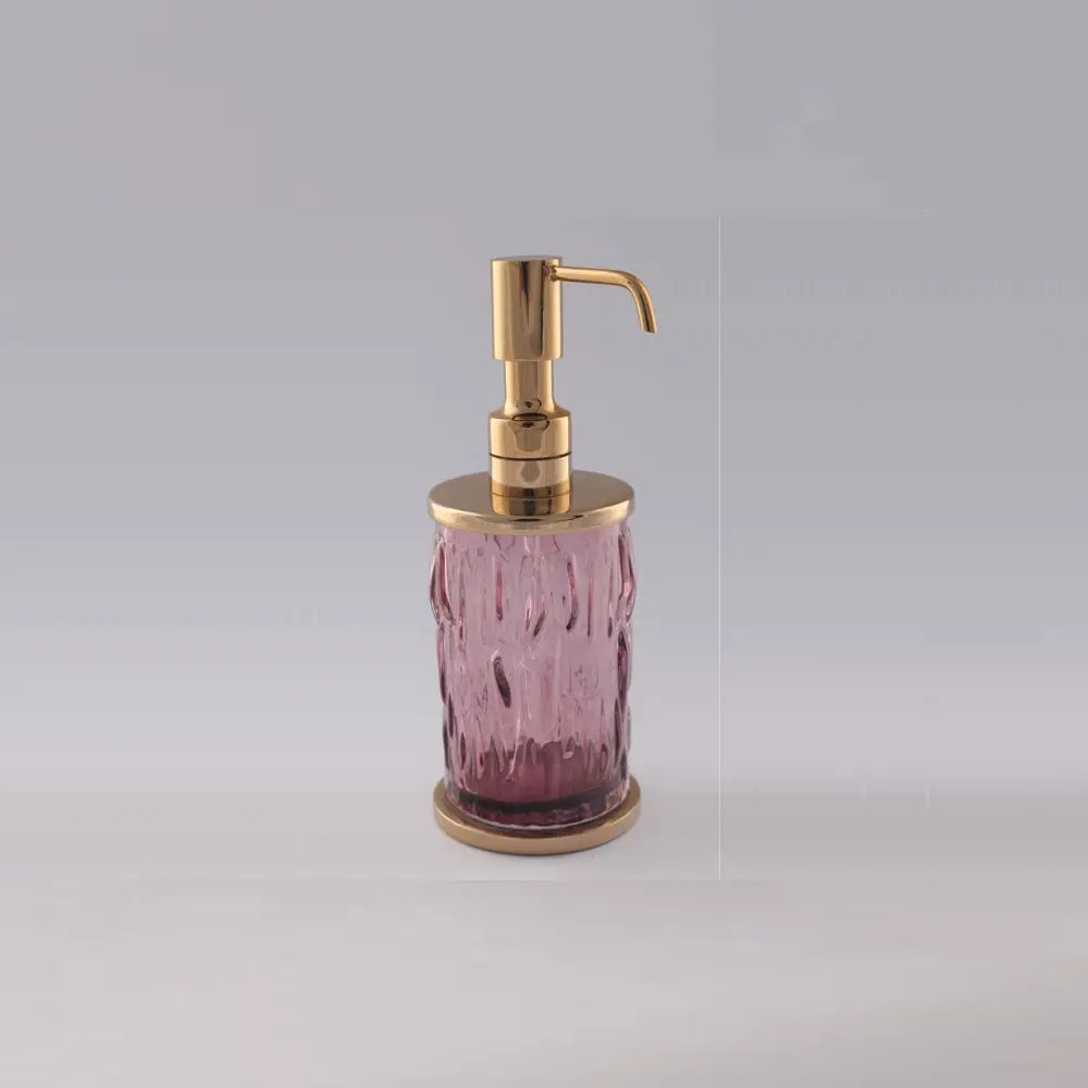 Vista D'oro Wee Pink Glass Soap Dispenser - Hentell