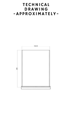 Vista D'oro Wee Transparent Glass Waste Bin - Hentell