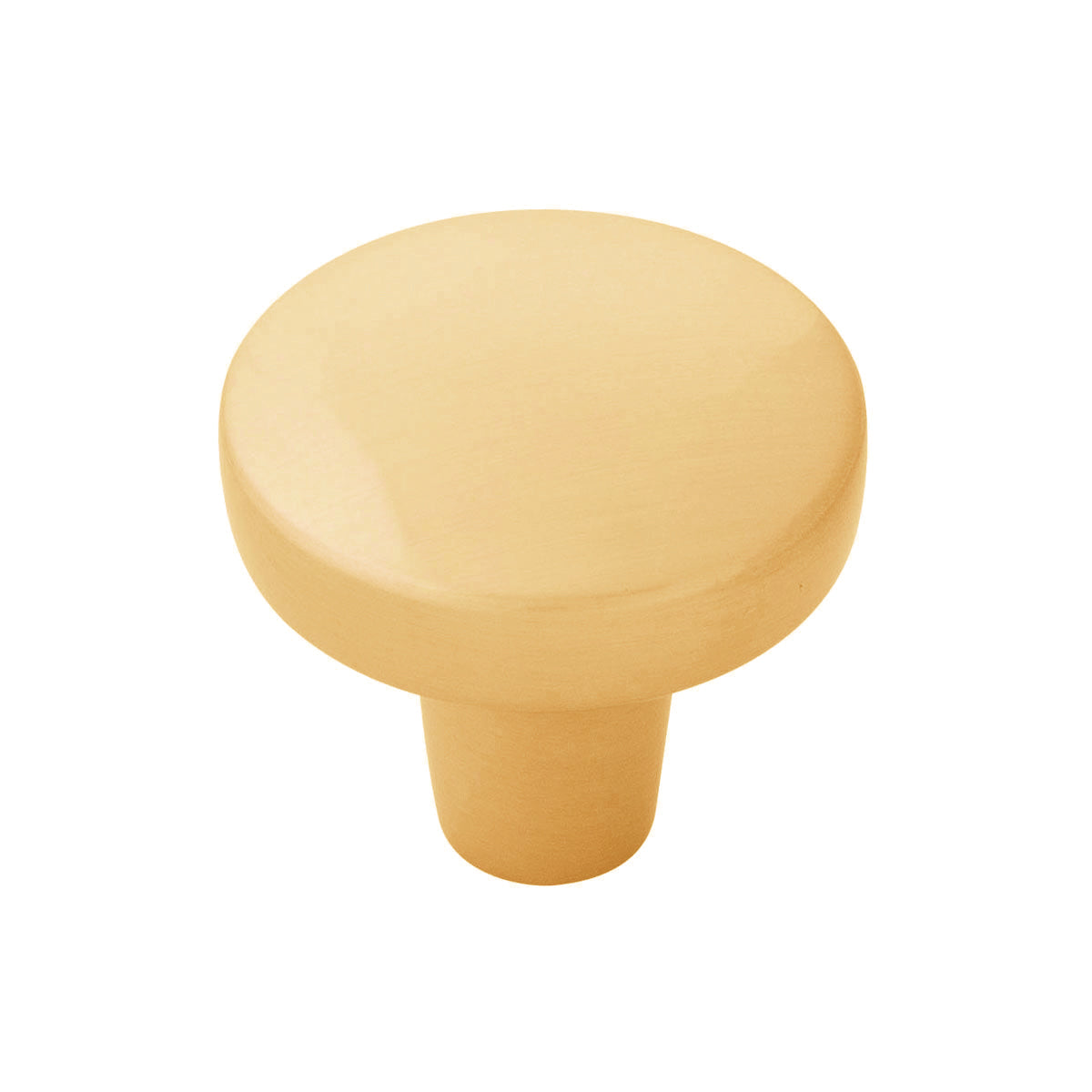 Belwith Keeler 1-5/16 Inch Diameter Emerge Round Knob - Brushed Golden Brass