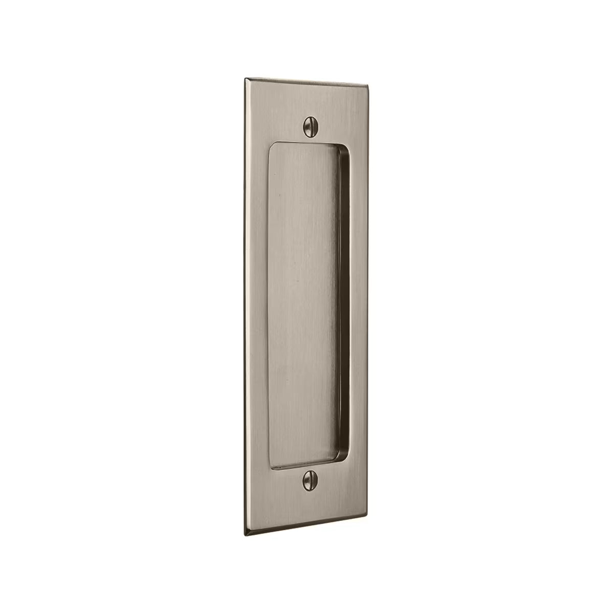 Modern Rectangular Flush Pull with Surface Screws