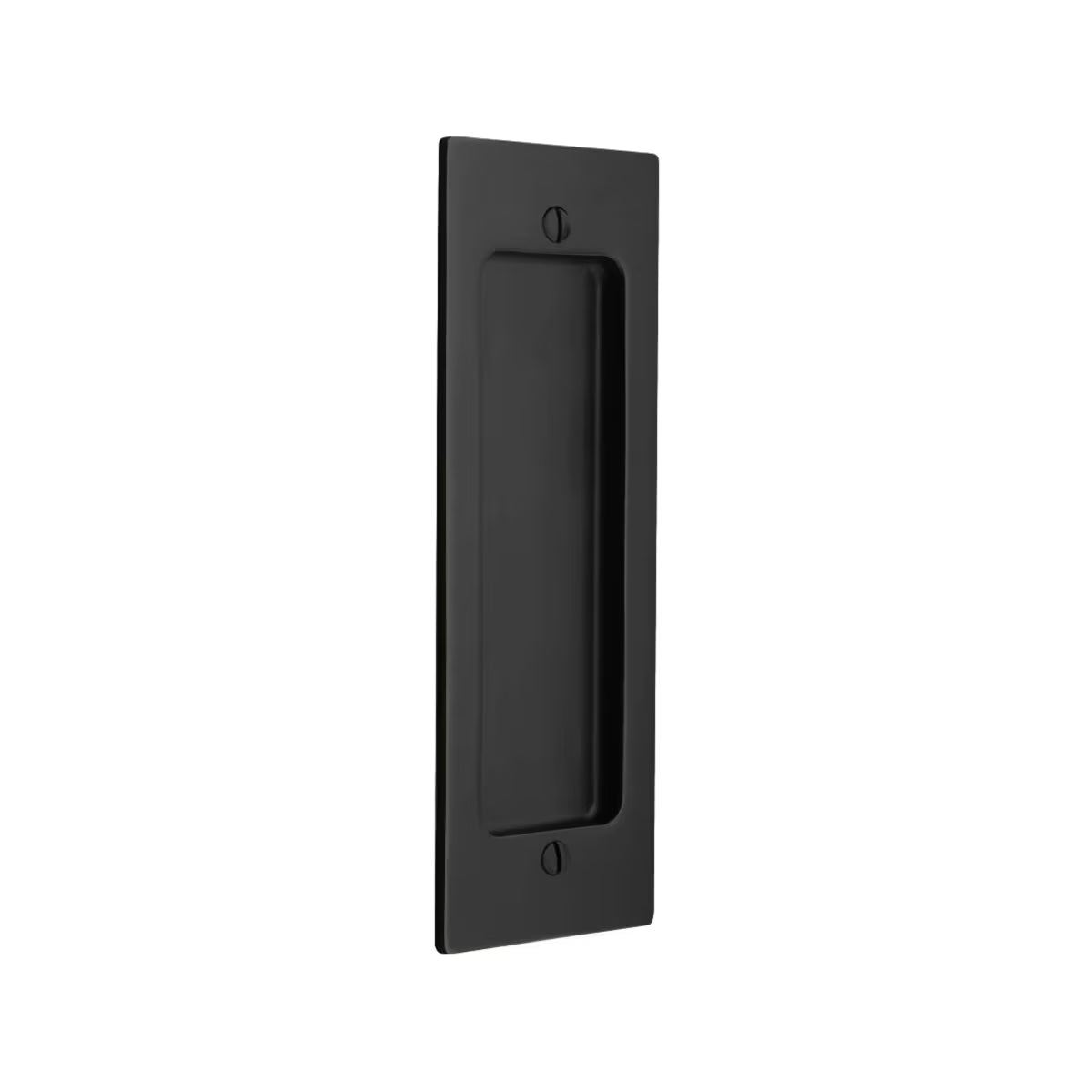 Modern Rectangular Flush Pull with Surface Screws