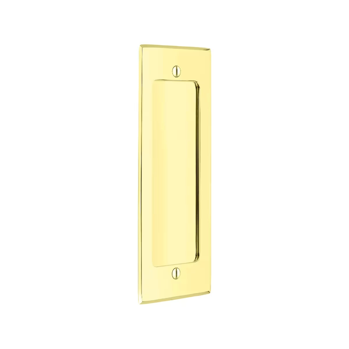 Modern Rectangular Flush Pull with Surface Screws