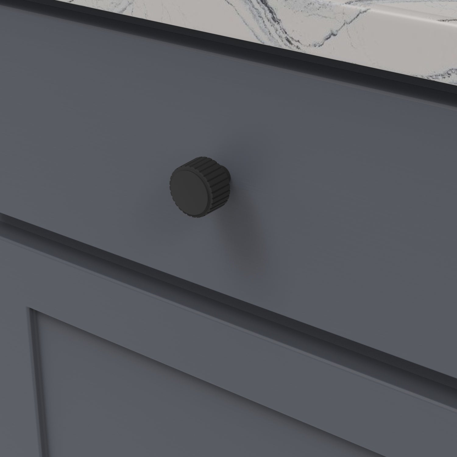 Belwith Keeler 1-1/4 Inch Diameter Sinclaire Round Knob - Matte Black