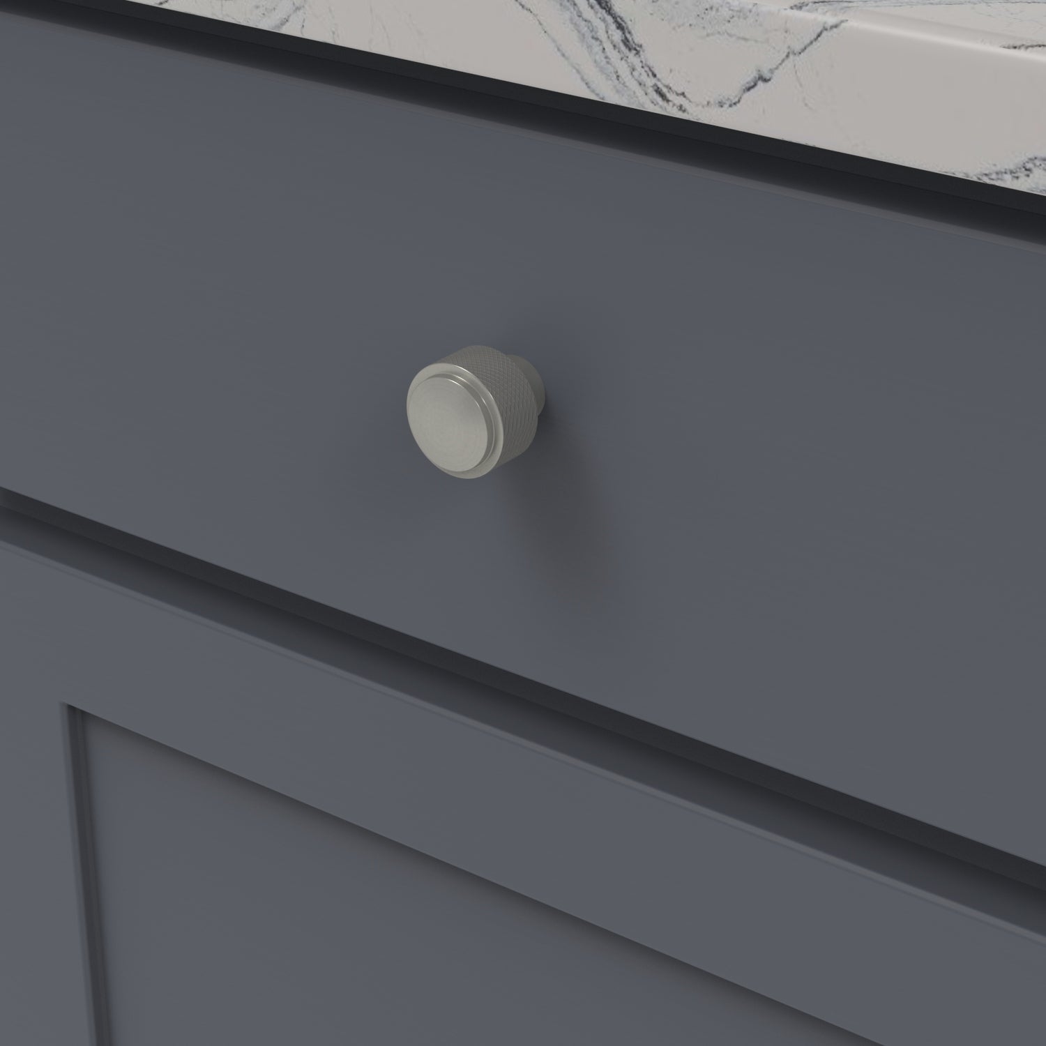 Belwith Keeler 1-3/16 Inch Diameter Verge Round Knob - Stainless Steel