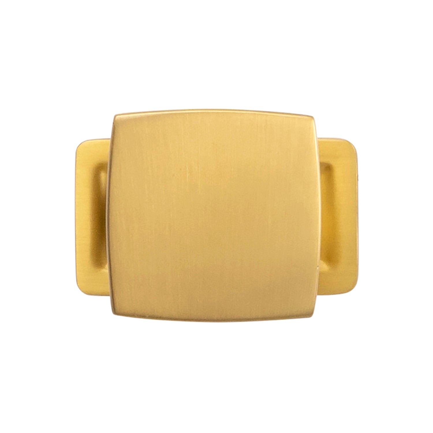 Belwith Keeler 1-1/4 Inch Square Coventry Square Knob - Brushed Golden Brass