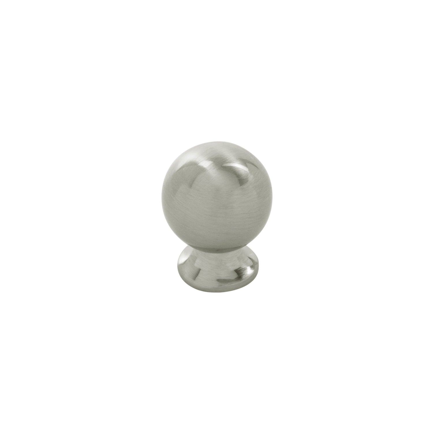 Belwith Keeler 3/4 Inch Diameter Bijou Akoya Round Knob - Satin Nickel
