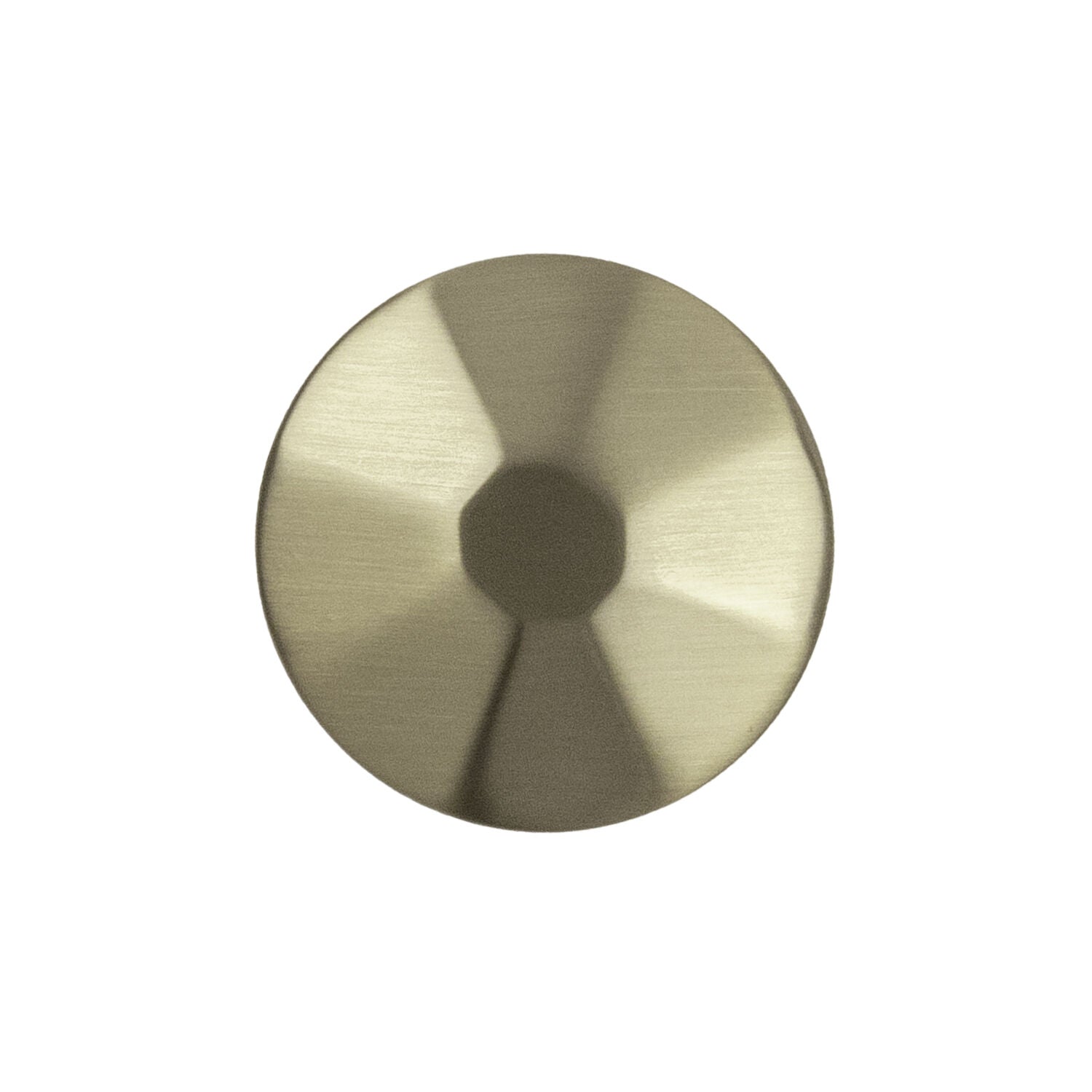 Belwith Keeler 1-3/8 Inch Diameter Facette Round Knob - Champagne Bronze