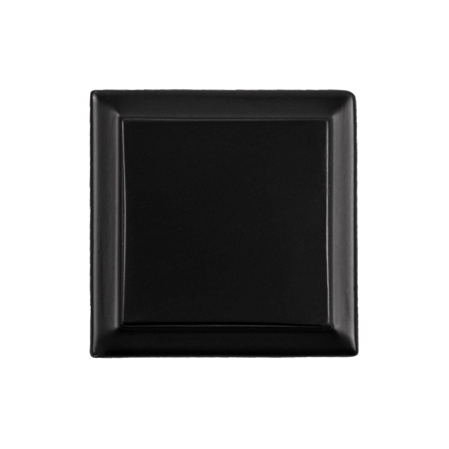 Belwith Keeler 1-1/4 Inch Square Studio II Square Knob - Matte Black