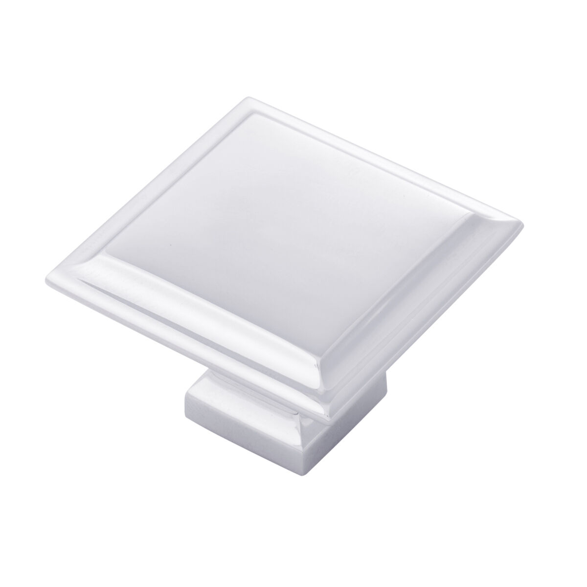 Belwith Keeler 1-1/2 Inch Square Studio II Square Knob - Chrome