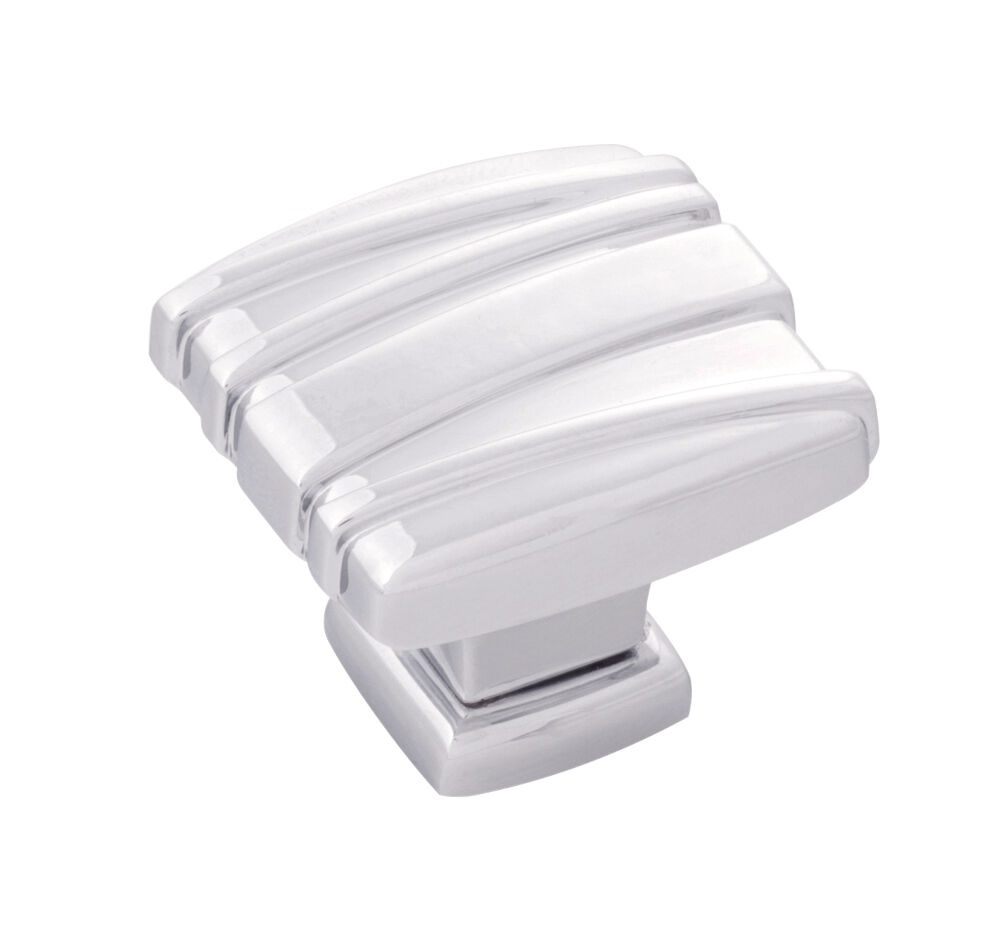 Belwith Keeler 1-5/16 Inch x 1-1/4 Inch Philippe Square Knob - Chrome