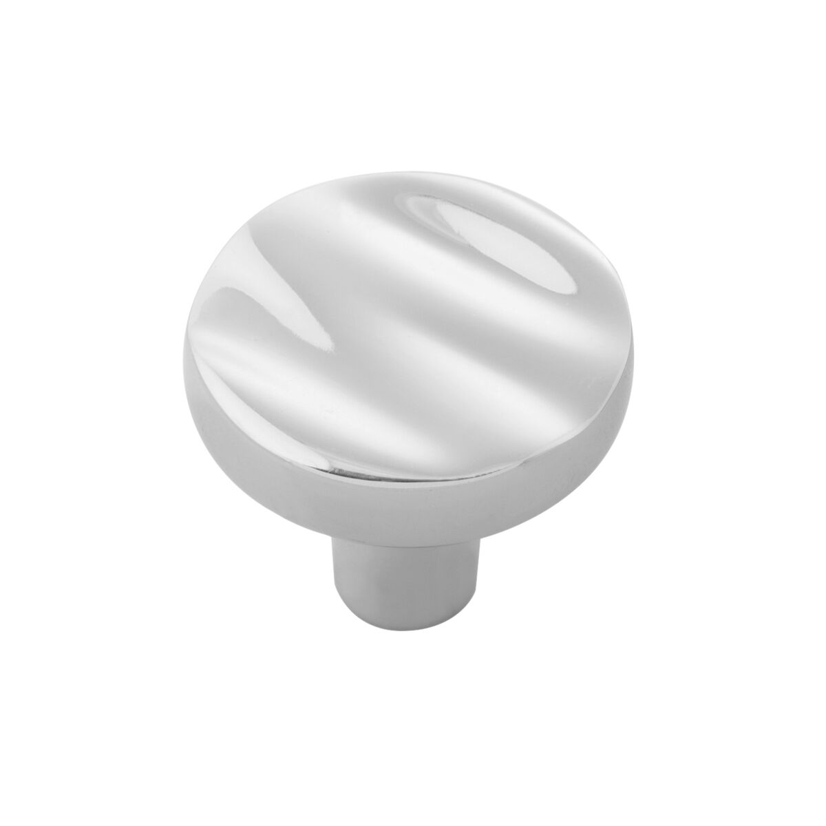 Belwith Keeler 1-1/4 Inch Diameter Caspian Round Knob - Polished Nickel
