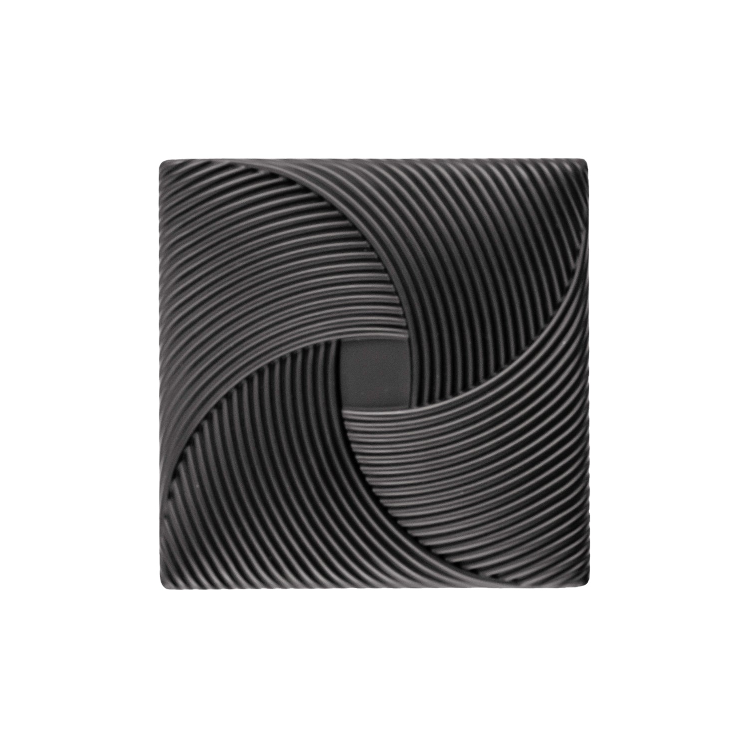 Belwith Keeler 3-1/2 Inch Square Bijou Tempest Square Knob - Matte Black