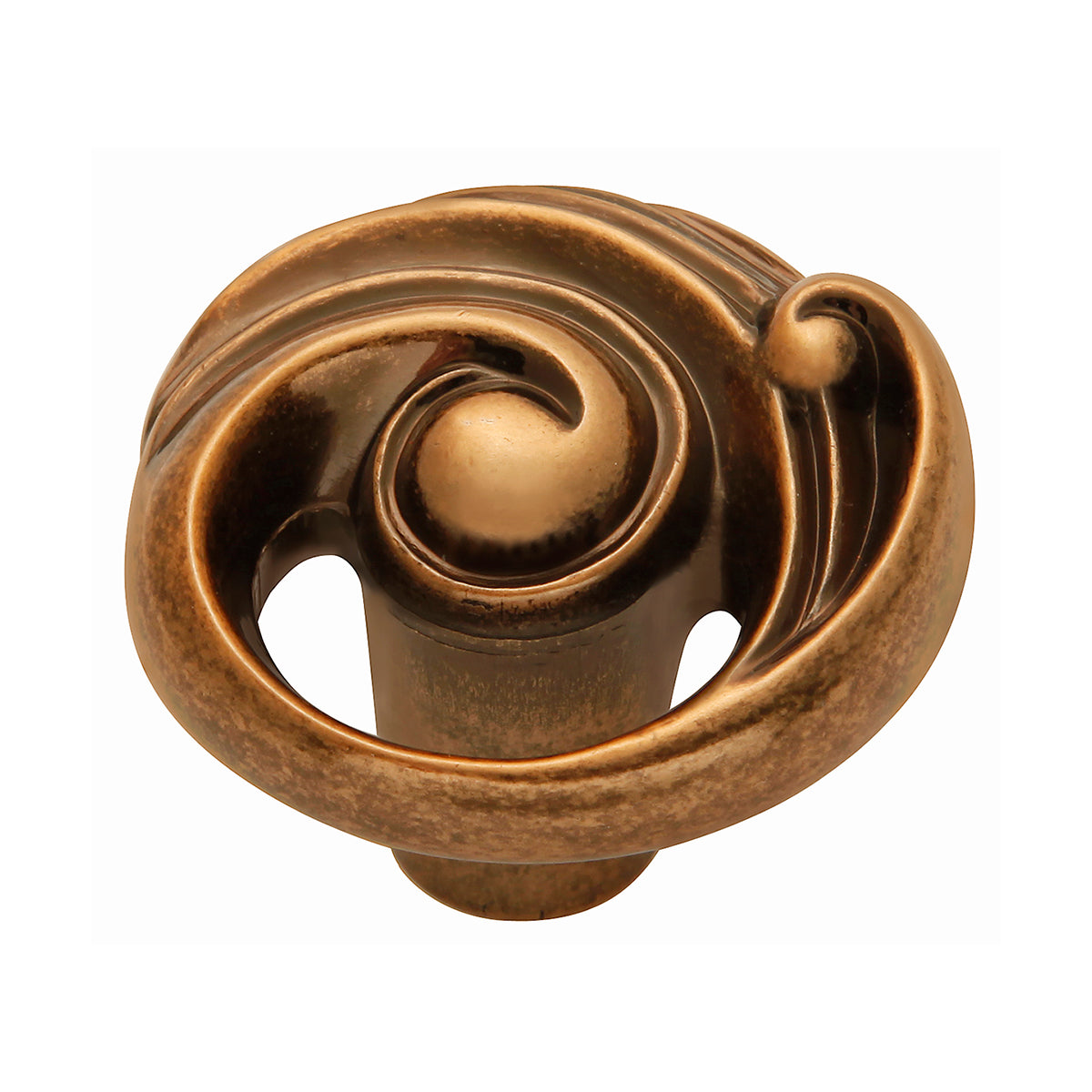 Belwith Keeler 1-1/2 Inch Diameter Amaranta Knob - Antique Rose Gold
