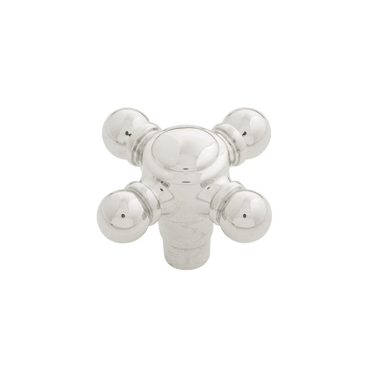 Belwith Keeler 1-11/16 Inch x 1-11/16 Inch Fuller Knob - Polished Nickel