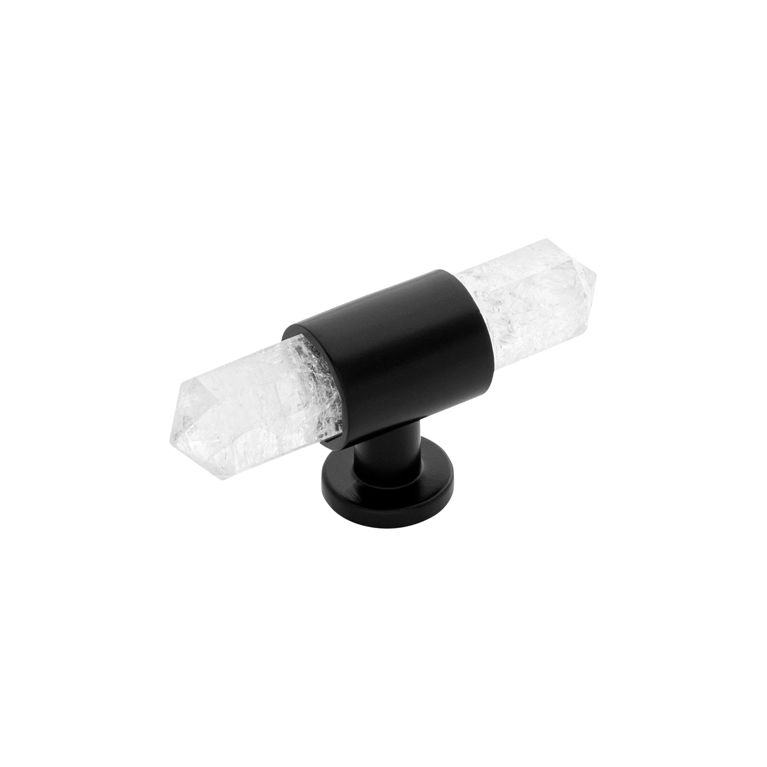 Belwith Keeler 2-3/4 Inch x 3/4 Inch Bijou Aura T-Knob - Matte Black