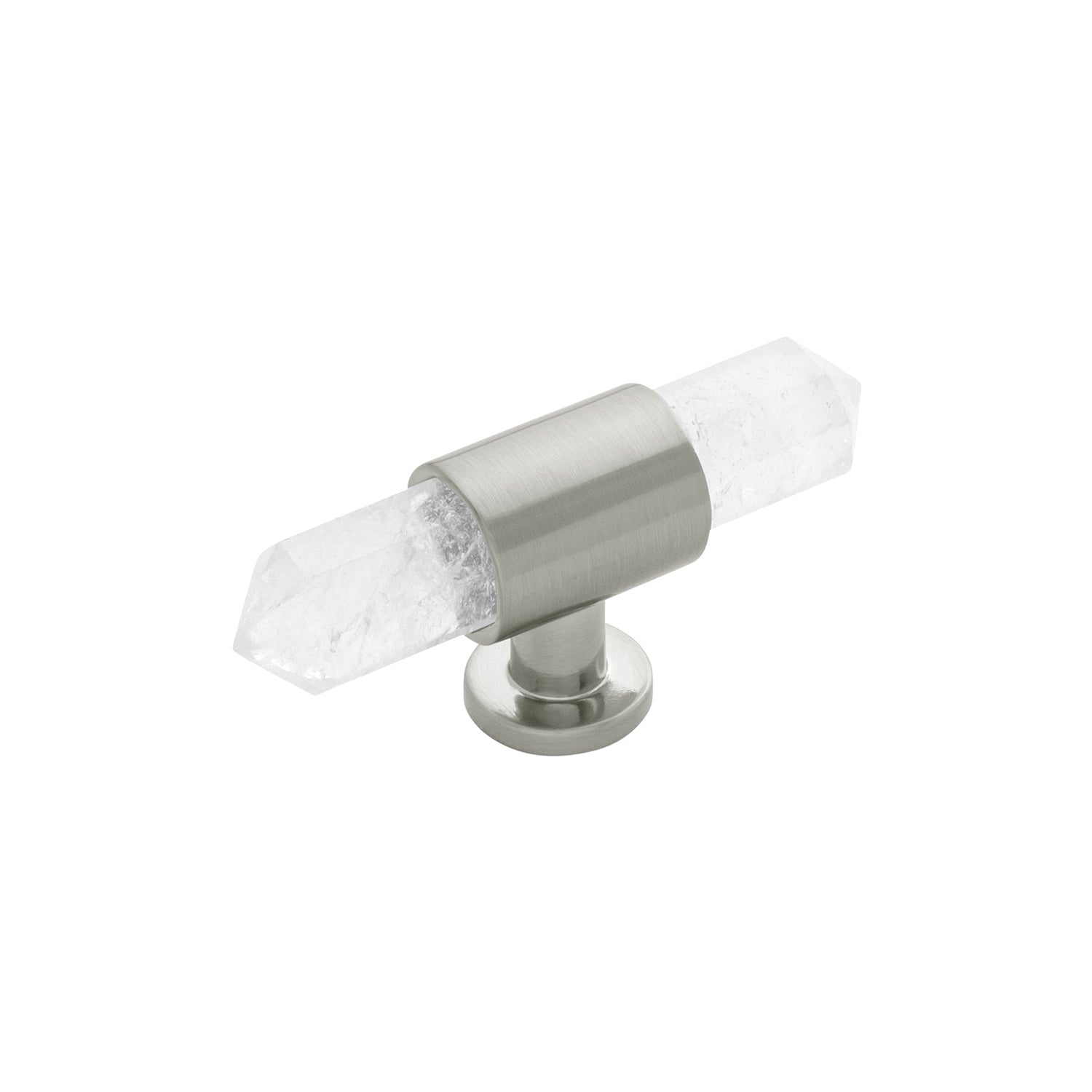 Belwith Keeler 2-3/4 Inch x 3/4 Inch Bijou Aura T-Knob - Satin Nickel