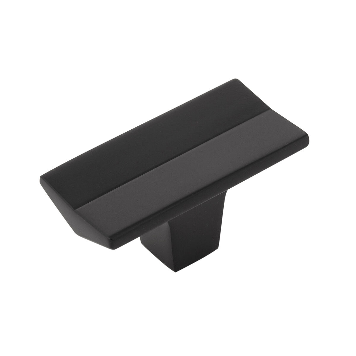 Belwith Keeler 2 Inch x 1 Inch Avenue Rectangular Knob - Matte Black