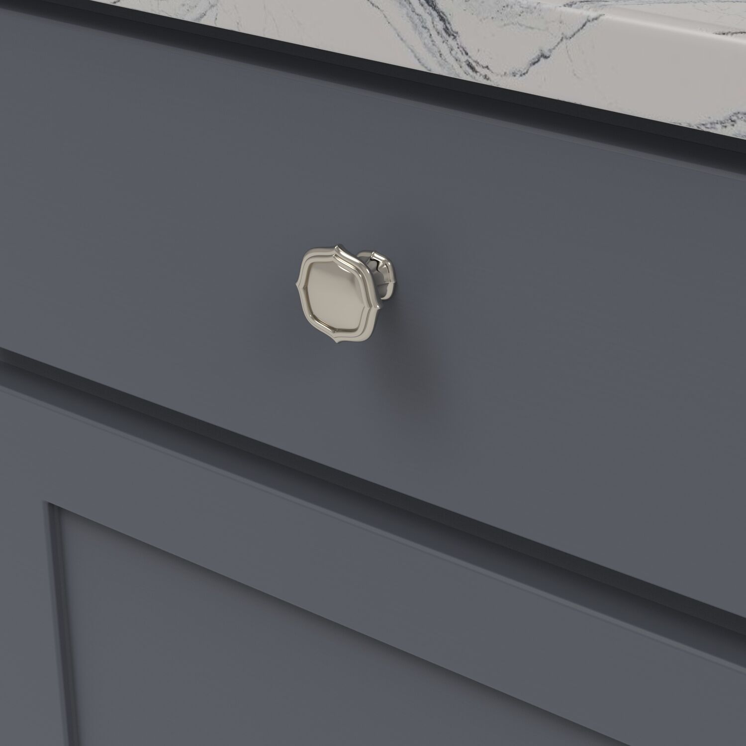 Belwith Keeler 1-1/2 Inch Diameter Trellis Knob - Polished Nickel