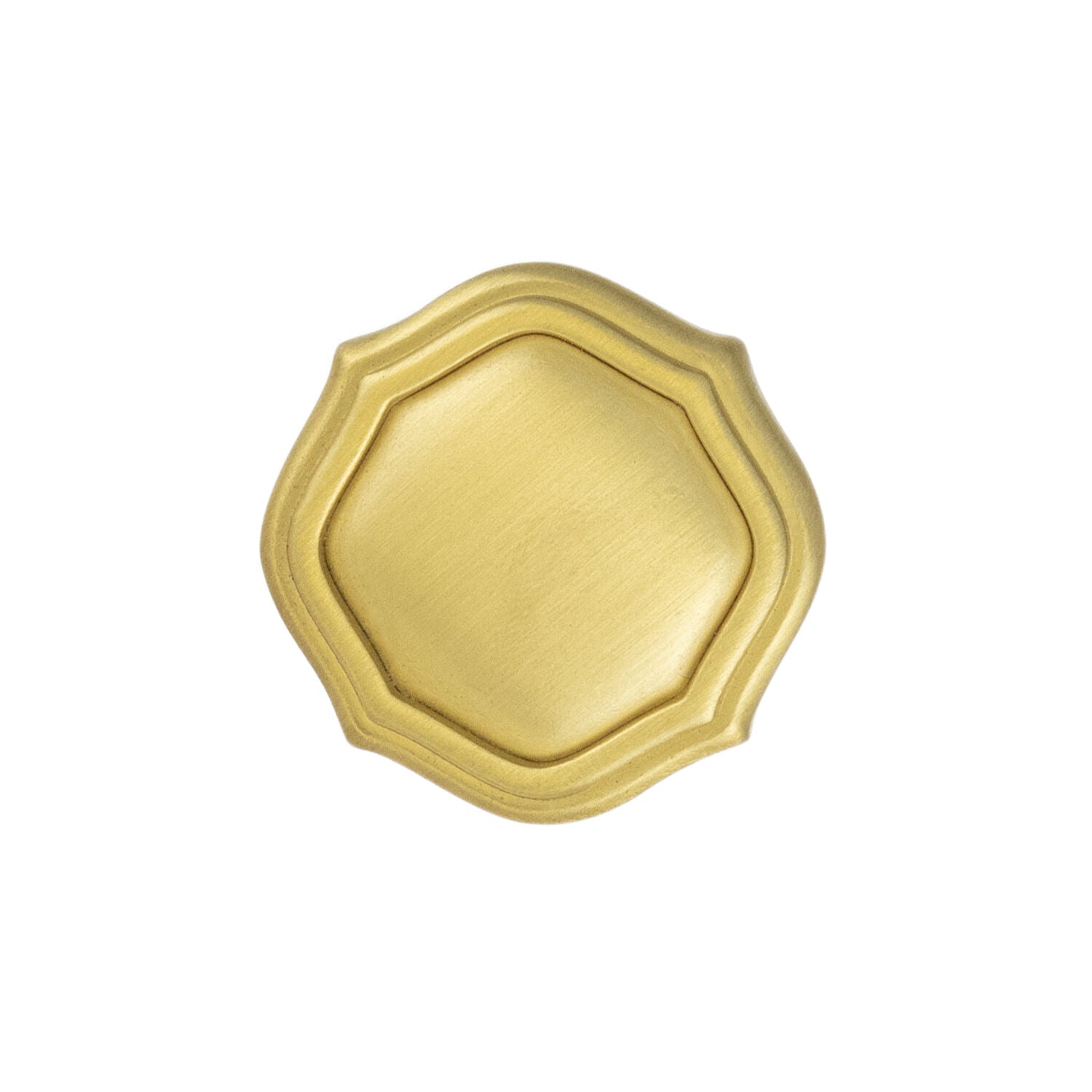 Belwith Keeler 1-1/2 Inch Diameter Trellis Knob - Brushed Golden Brass
