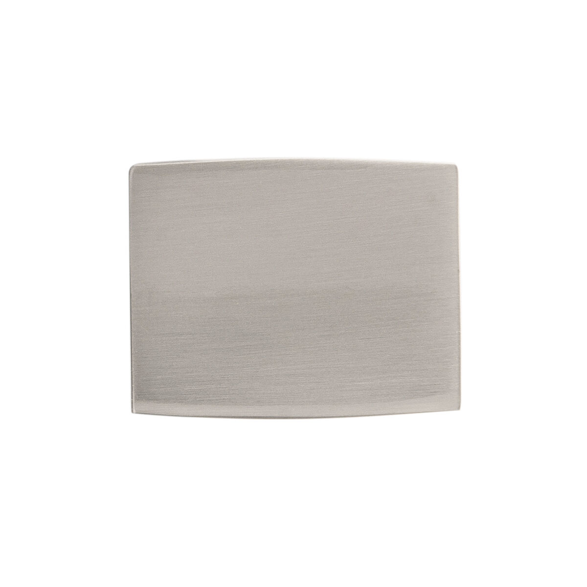 Belwith Keeler 1-1/4 Inch x 1 Inch Channel Rectangular Knob - Satin Nickel