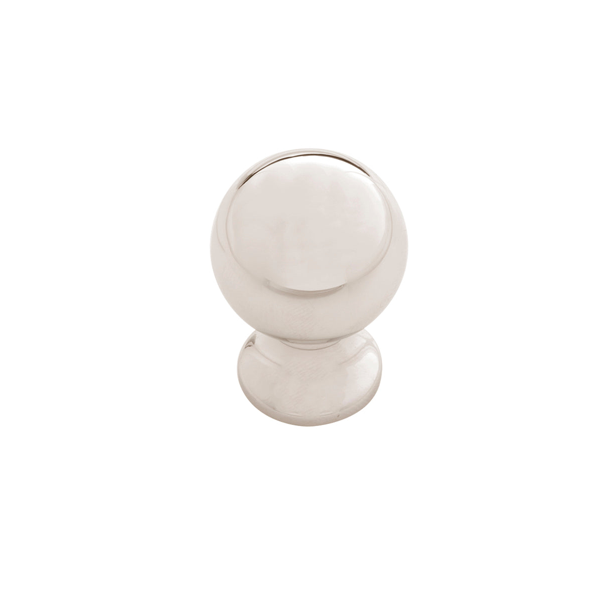 Belwith Keeler 1 Inch Diameter Fuller Round Knob - Polished Nickel