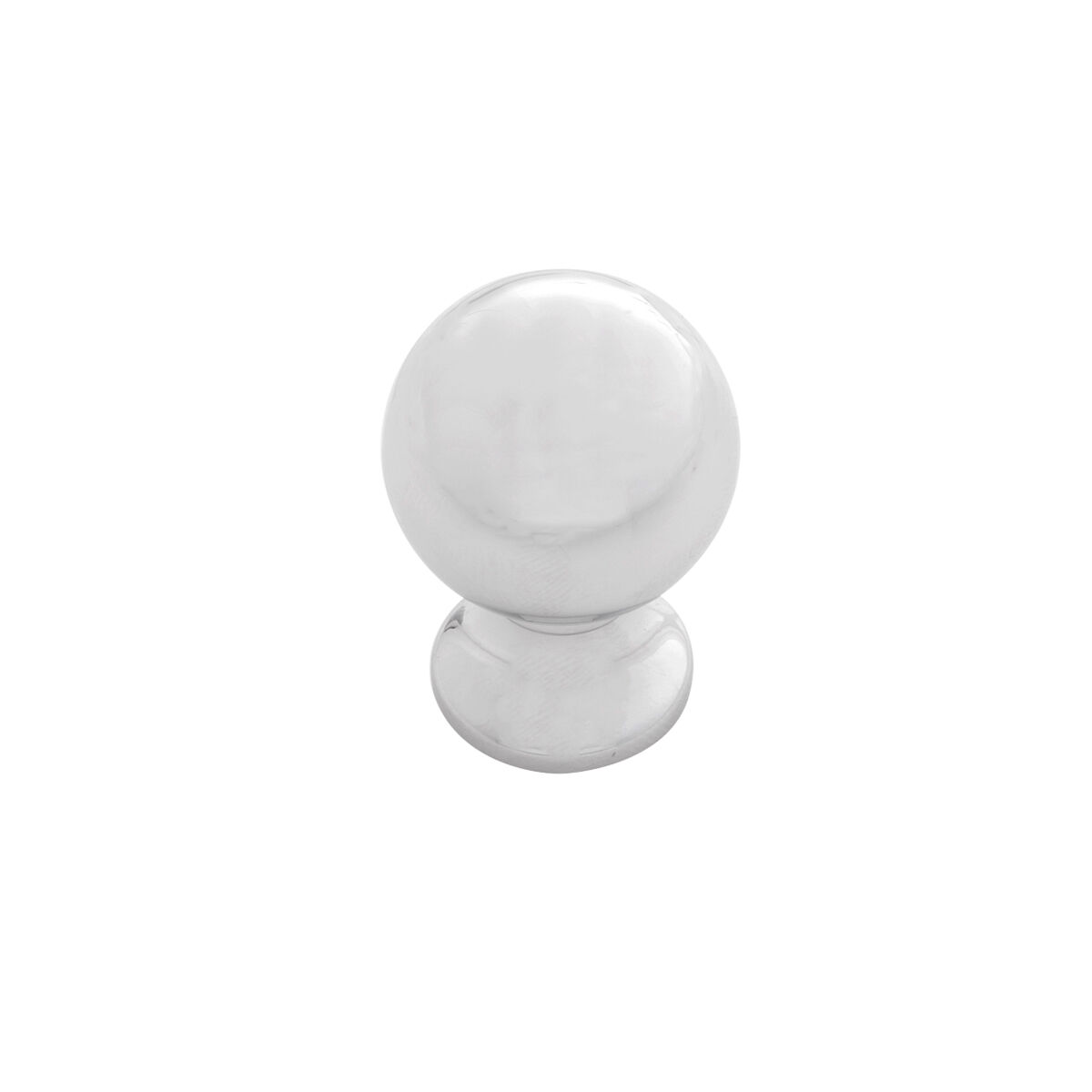 Belwith Keeler 1 Inch Diameter Fuller Round Knob - Chrome