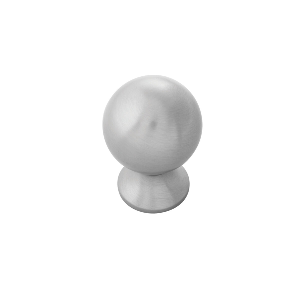 Belwith Keeler 1 Inch Diameter Fuller Round Knob - Stainless Steel
