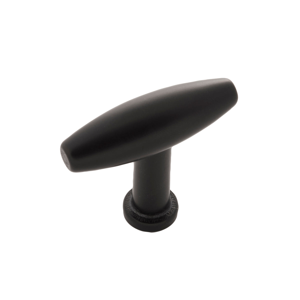 Belwith Keeler 1-1/2 Inch x 1/2 Inch Wexler T-Knob - Flat Onyx