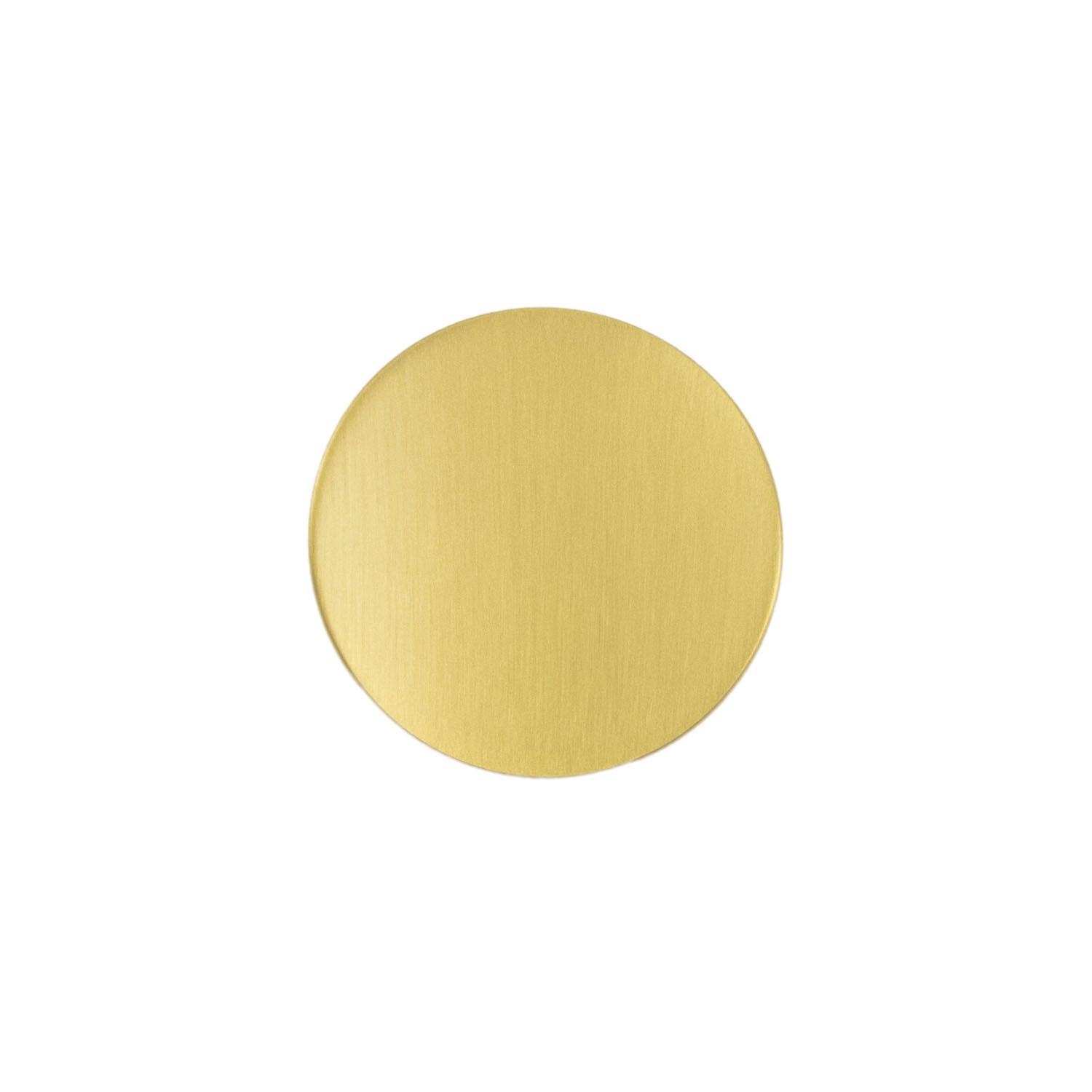 Belwith Keeler 1-3/4 Inch Diameter Vale Round Knob - Brushed Golden Brass