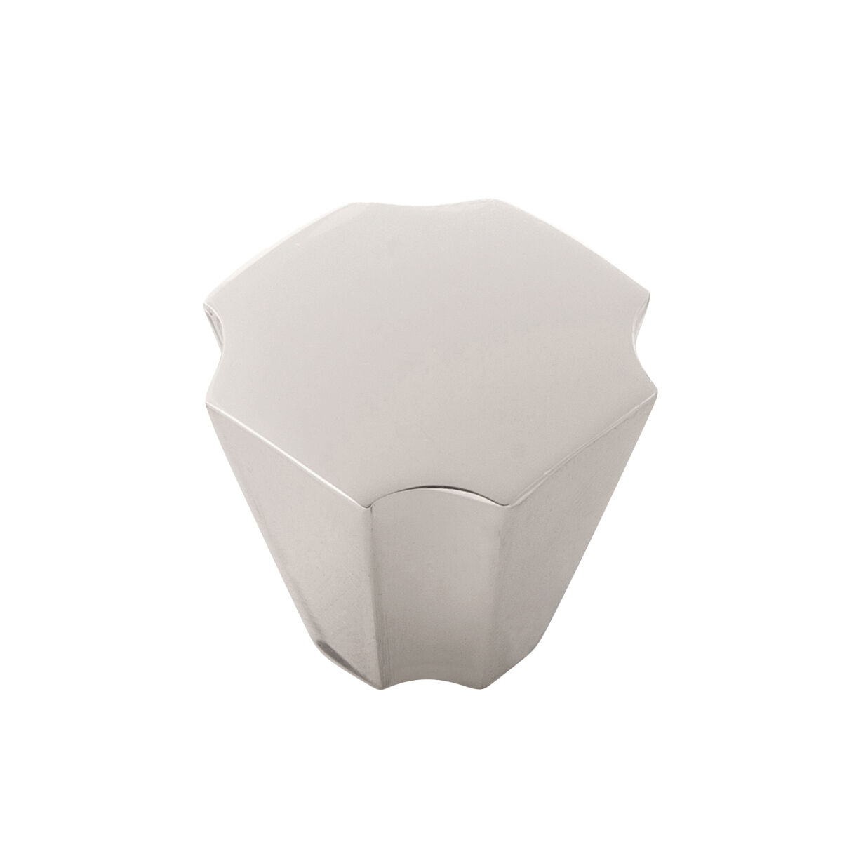 Belwith Keeler 1-1/8 Inch x 1-1/8 Inch Monarch Conical Knob - Polished Nickel