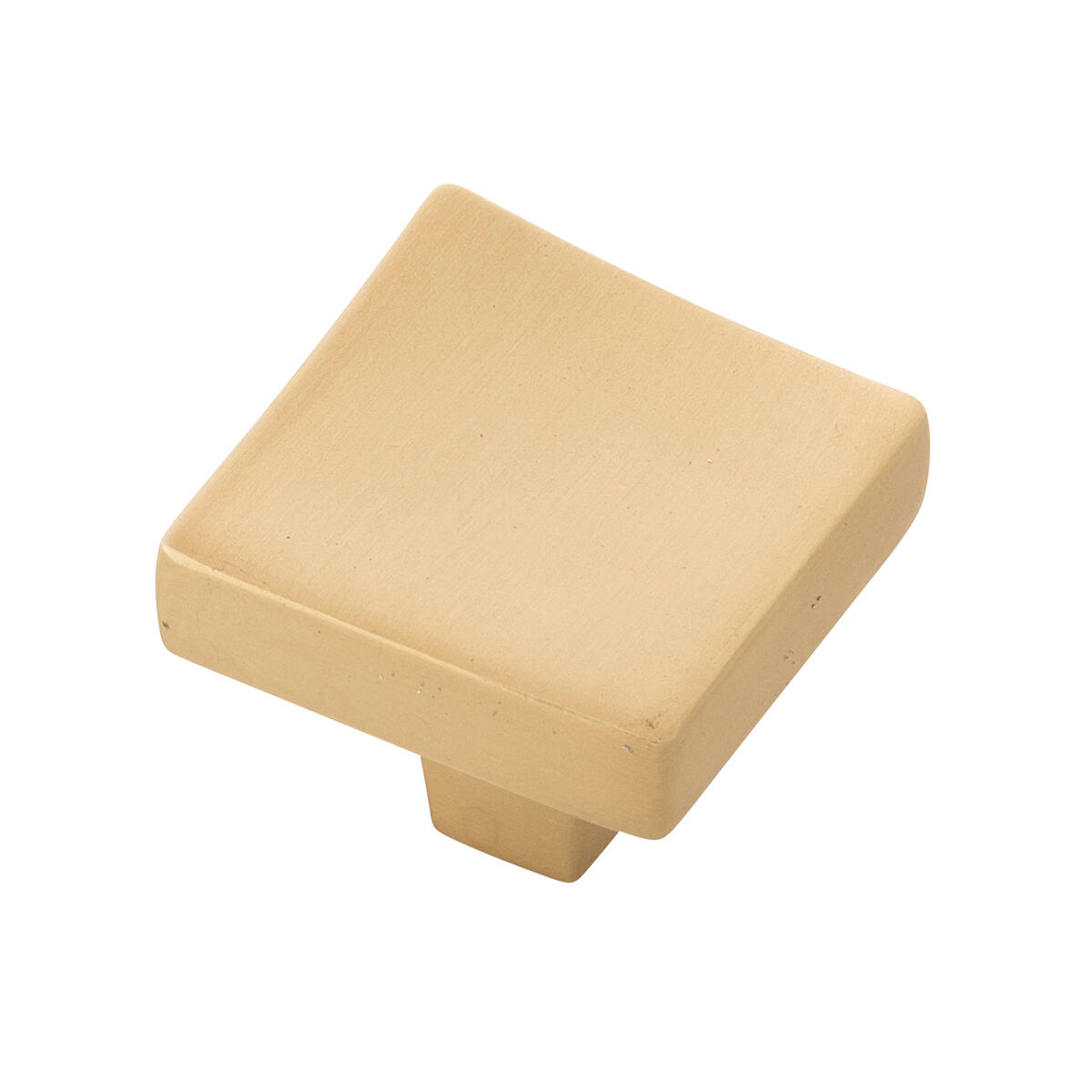 Belwith Keeler 1-1/4 Inch Square Flex Square Knob - Brushed Golden Brass