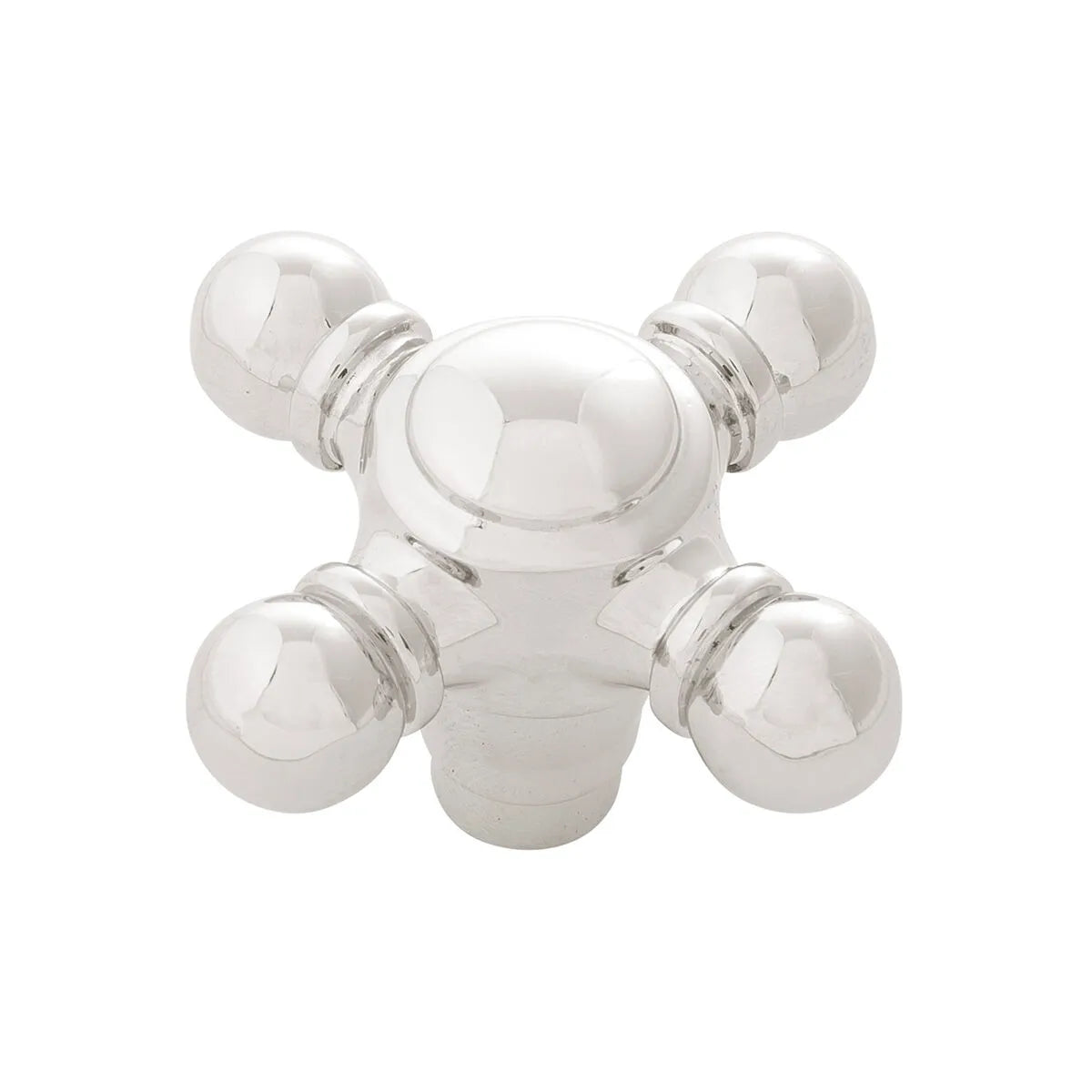 Belwith Keeler 2-1/8 Inch x 2-1/8 Inch Fuller Knob - Polished Nickel