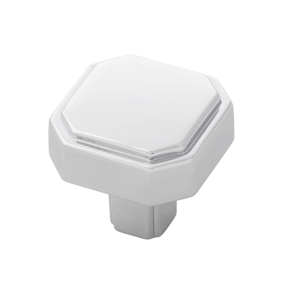Belwith Keeler 1-5/16 Inch x 1-5/16 Inch Monroe Square Knob - Chrome