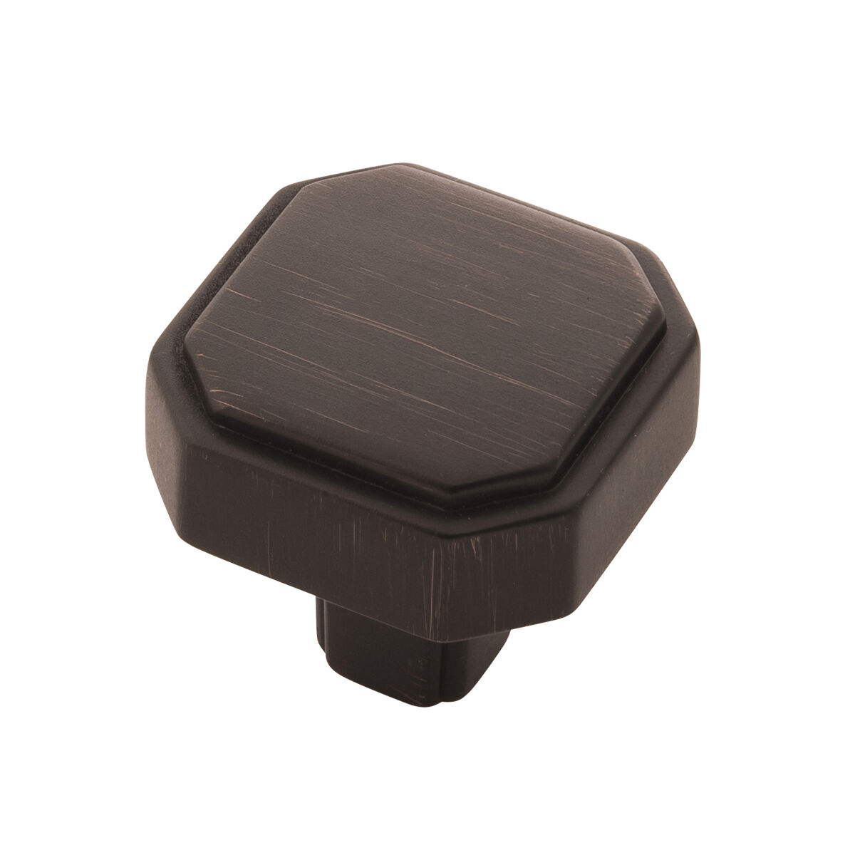 Belwith Keeler 1-5/16 Inch x 1-5/16 Inch Monroe Square Knob - Vintage Bronze