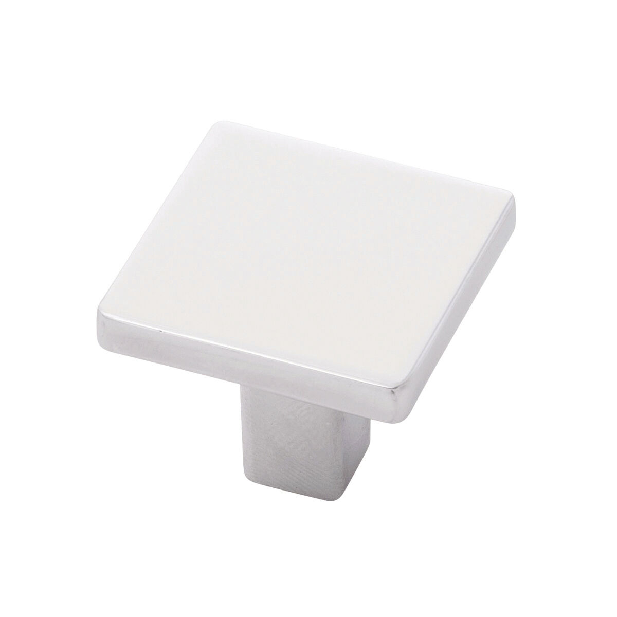 Belwith Keeler 1-5/16 Inch Square Emerge Square Knob - Polished Nickel