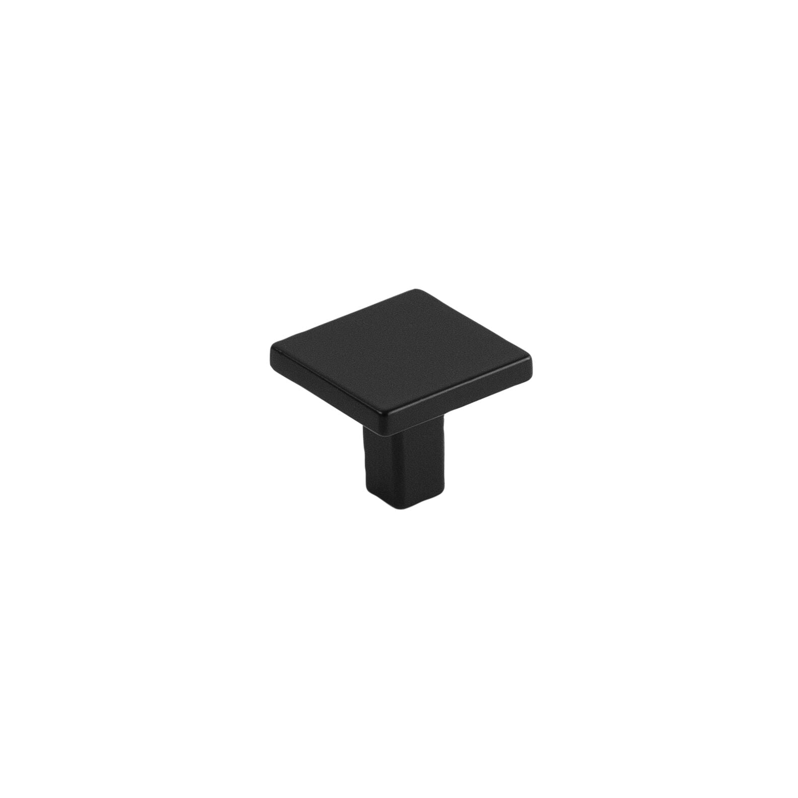Belwith Keeler 1-5/16 Inch Square Emerge Square Knob - Matte Black