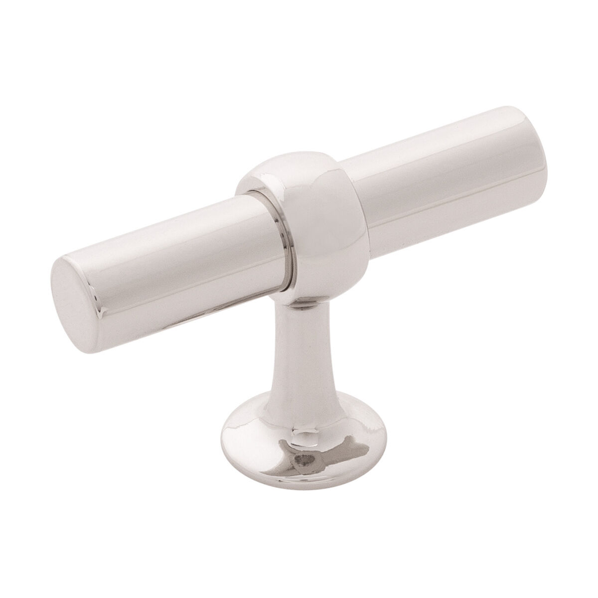 Belwith Keeler 2-1/2 Inch X 13/16 Inch Ostia T-Knob - Polished Nickel