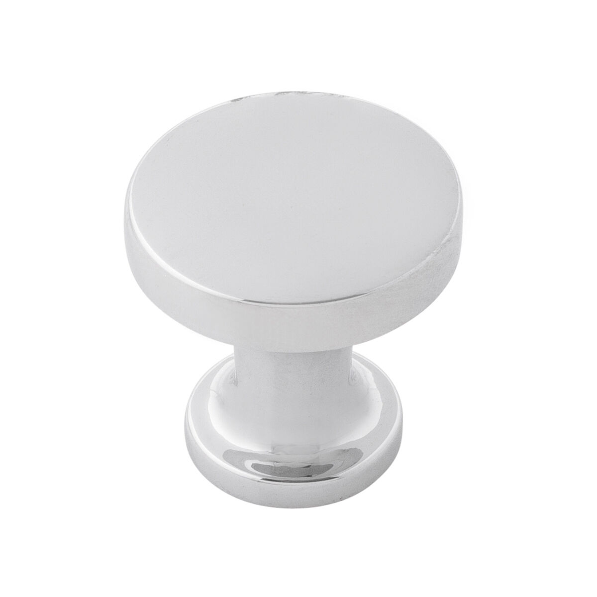 Belwith Keeler 1-1/8 Inch Diameter Flare Round Knob - Chrome
